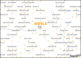 map of Eisfeld