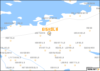map of Eiskola