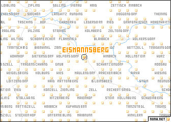 map of Eismannsberg