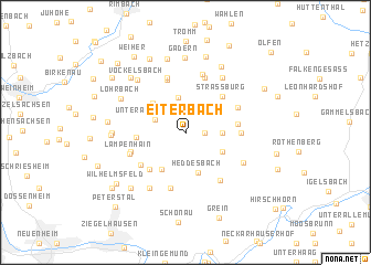 map of Eiterbach