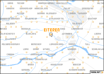 map of Eiteren