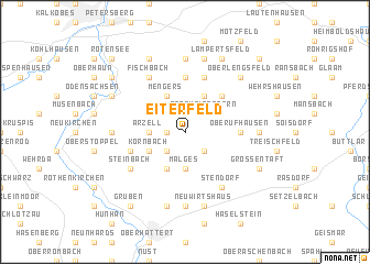 map of Eiterfeld