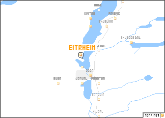 map of Eitrheim