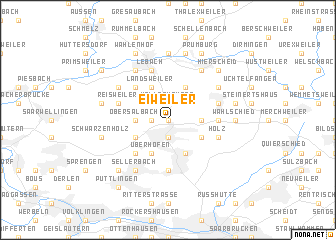 map of Eiweiler