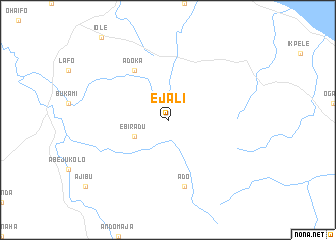 map of Ejali
