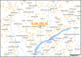 map of Ejal Malāl