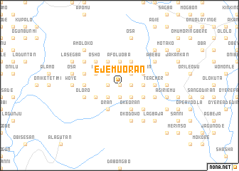 map of Ejemu Oran