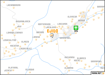 map of Ejido