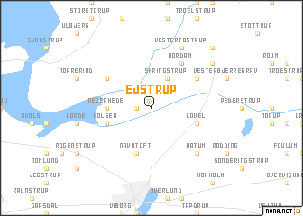 map of Ejstrup