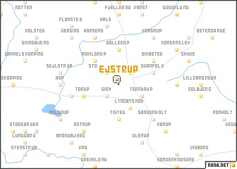 map of Ejstrup