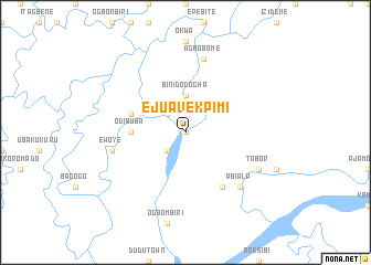 map of Ejuavekpimi