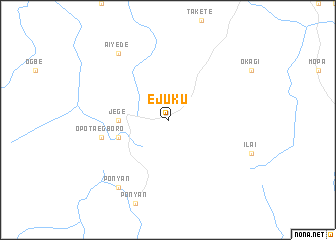 map of Ejuku