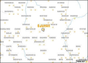 map of Ejuman