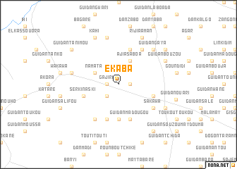 map of Ékaba