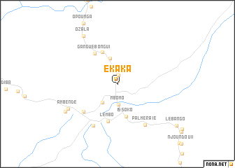 map of Ekaka