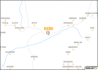 map of Ekak