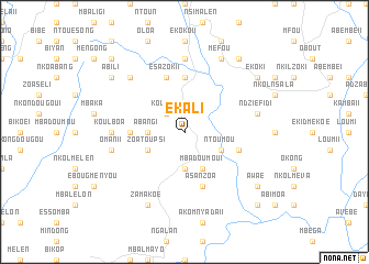 map of Ekali