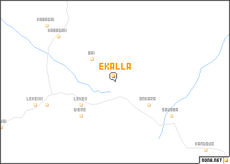 map of Ekalla
