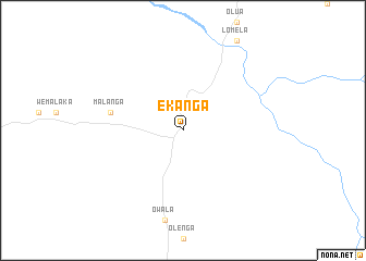 map of Ekanga