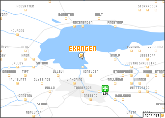 map of Ekängen