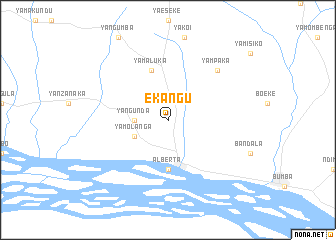 map of Ekangu