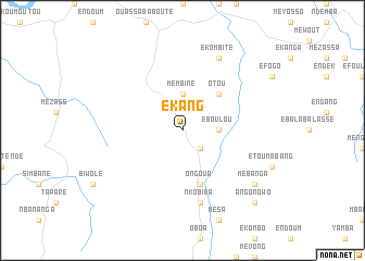 map of Ekang
