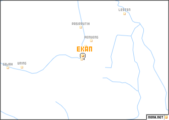 map of Ekan