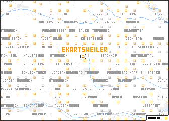 map of Ekartsweiler