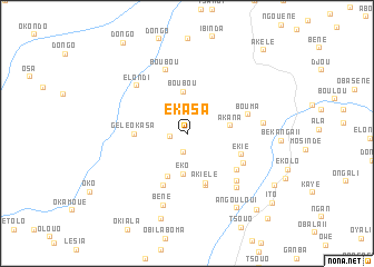 map of Ekasa