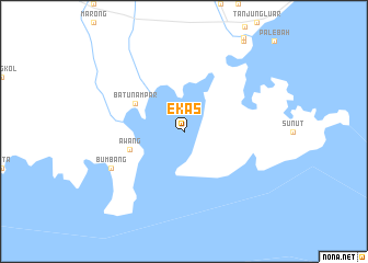 map of Ekas