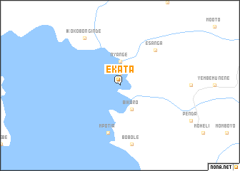 map of Ekata