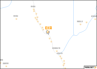 map of Eka