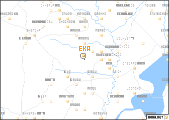 map of Eka