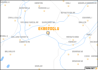 map of Ekberoğlu