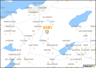 map of Ekby