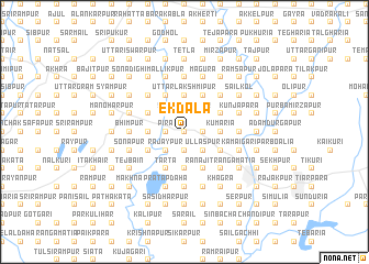 map of Ekdāla