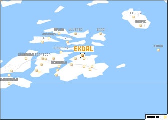 map of Ekdal