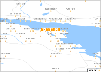 map of Ekeberga
