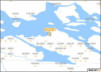 map of Ekeby