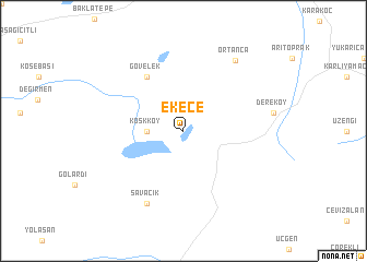 map of Ekece