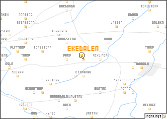 map of Ekedalen