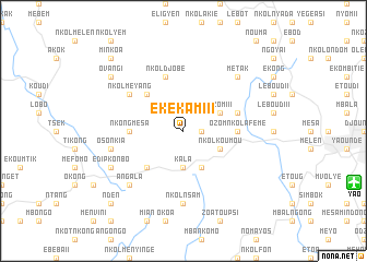 map of Ekékam III