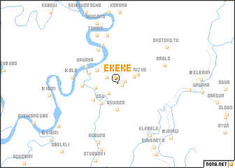 map of Ekeke