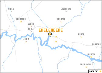 map of Ekelengene