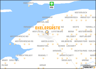 map of Ekelergaste