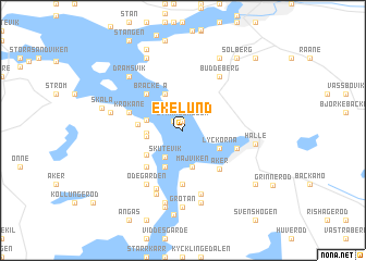 map of Ekelund