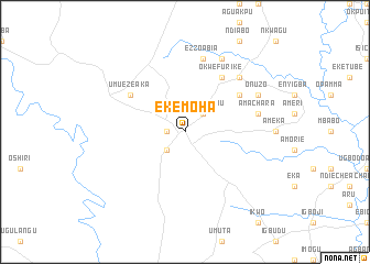 map of Eke Moha