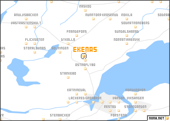 map of Ekenäs