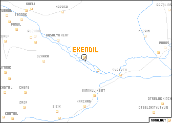 map of (( Ekendil\