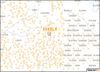 map of Ekeola